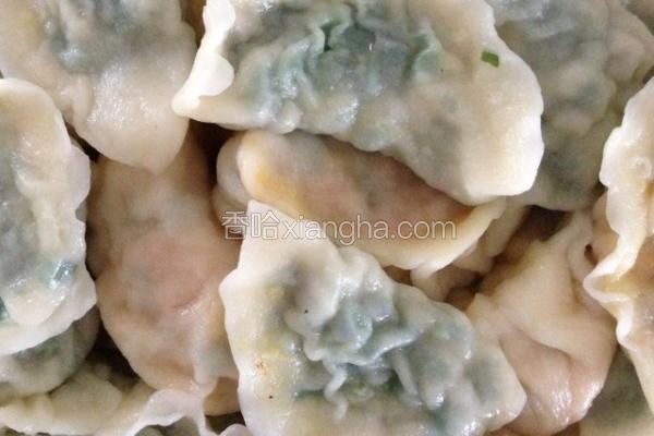 韭菜三鲜饺