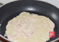肉末鸡蛋饼的做法图解3
