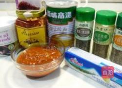 北非辣醬大蝦佐蕃紅花燉飯的做法图解2