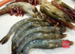 北非辣醬大蝦佐蕃紅花燉飯的做法图解6