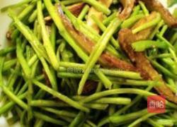 篱蒿炒云南小香干的做法图解4