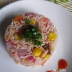 番茄牛肉炒饭的做法[图]