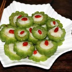 淮山苦瓜酿的做法[图]