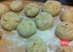 粉丝榨菜猪肉包的做法图解2