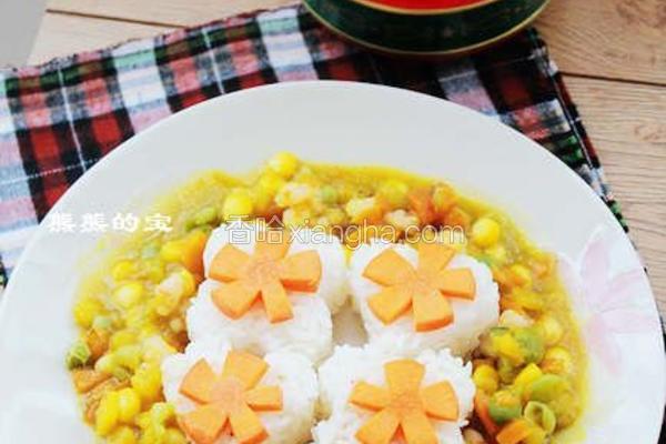 黑椒豆豆南瓜酱配饭