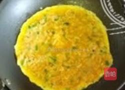 虾米菜脯蛋饼的做法图解5