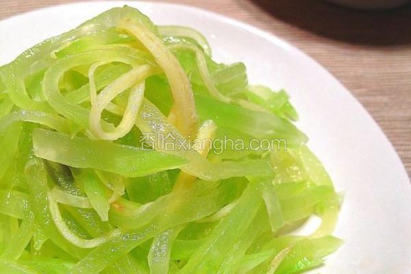 柠汁青笋丝