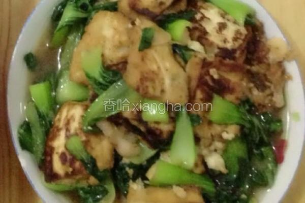 白菜煎豆腐