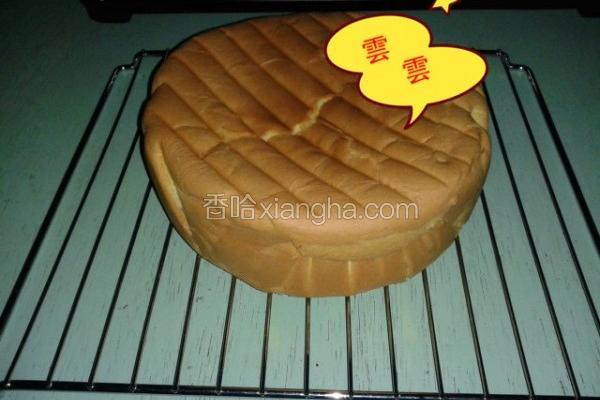 戚风蛋糕烤箱处女作