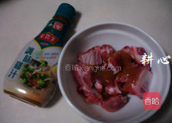 猪肝肉排粥的做法图解3