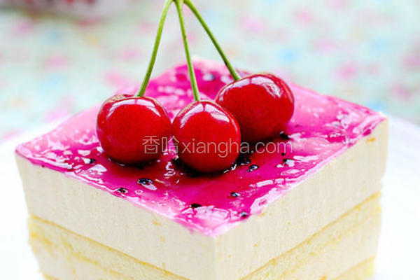 樱桃芒果慕斯
