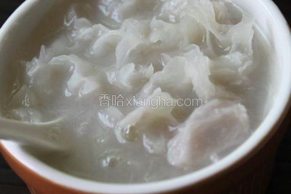 香芋雪耳糖水