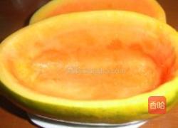夏威夷木瓜炖鹌鹑蛋的做法图解3