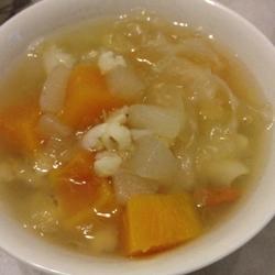 银耳雪梨木瓜营养汤的做法[图]