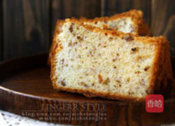 蜂蜜核桃戚风的做法图解7