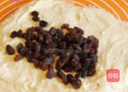 可可卡士达花形面包的做法图解1