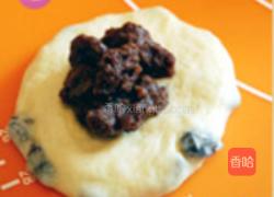 可可卡士达花形面包的做法图解5