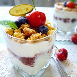 蛋松果香酸奶杯的做法[图]