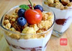 蛋松果香酸奶杯的做法图解10