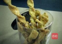 豆渣海苔棒的做法图解3