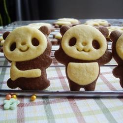 超萌熊猫饼干的做法[图]