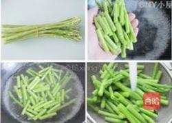 芦笋火龙果炒虾仁的做法图解4