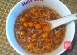 酒酿南瓜小圆子的做法图解5