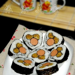 紫菜香肠包饭的做法[图]
