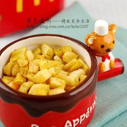 咖喱椒盐薯粒的做法[图]