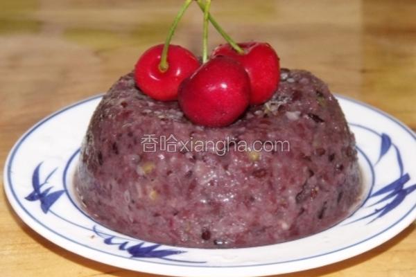 紫米绿豆糯米糕