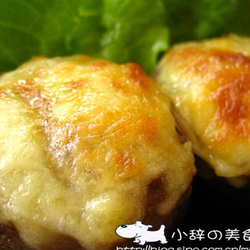 芝士酱肉焗蘑菇的做法[图]