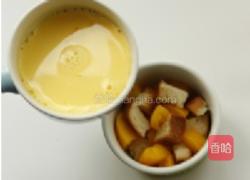 黄桃葡萄干面包布丁的做法图解6