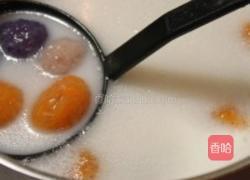 红豆沙椰奶仙草芋圆的做法图解6