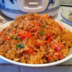 韩国辣白菜炒饭的做法[图]