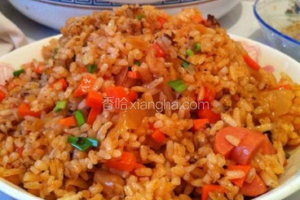 韩国辣白菜炒饭