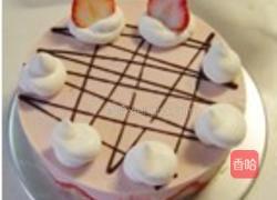 草莓酸奶慕司蛋糕的做法图解6