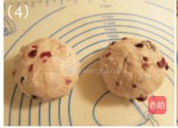 全麦蔓越莓面包的做法图解4