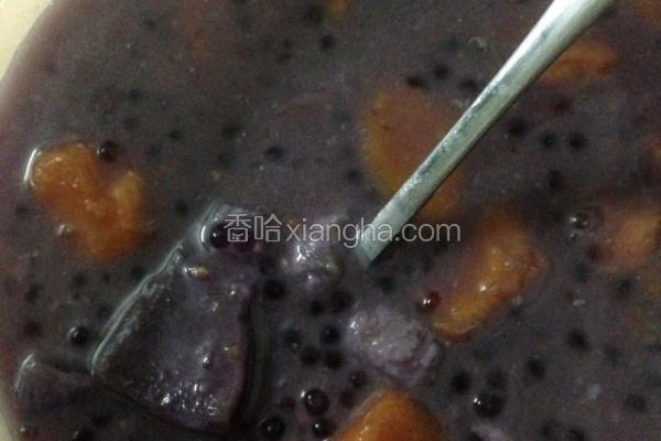 双薯西米牛奶糖水