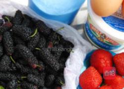桑葚草莓派的做法图解1