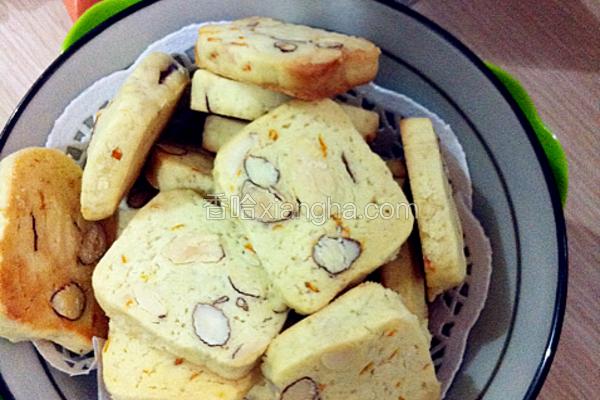 香橙杏仁脆饼