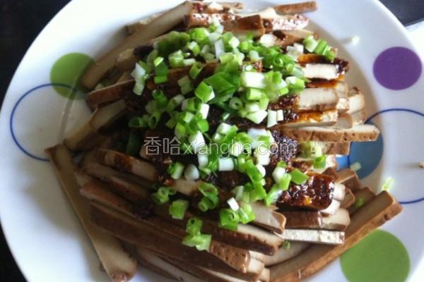 凉拌卤汁豆干