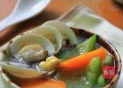黄豆鼠瓜蛤蜊汤的做法图解7