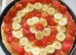 樱桃番茄香蕉批萨的做法图解6