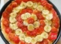 樱桃番茄香蕉批萨的做法图解7
