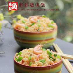 鲜虾蛋浇饭的做法[图]