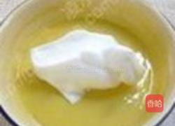 椰汁巧克力酱戚风卷的做法图解4