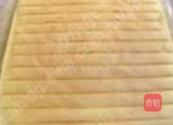 椰汁巧克力酱戚风卷的做法图解8