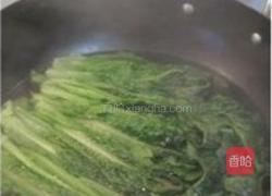 莴苣叶炒饭的做法图解1