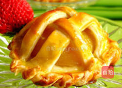 DIY酥皮黄桃塔的做法图解3
