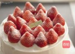 草莓榛子戚风的做法图解4